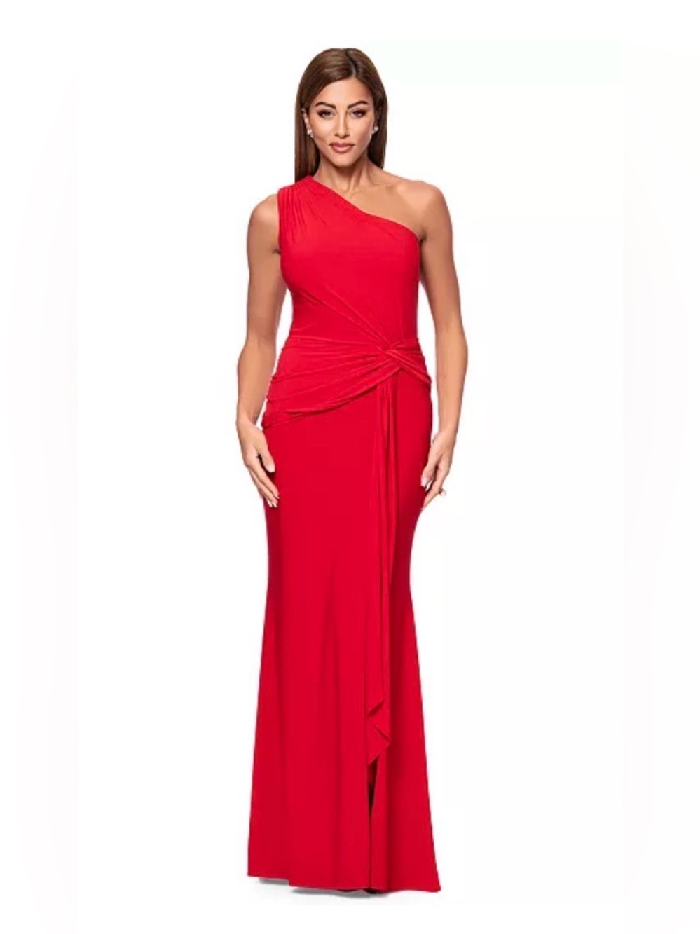 XSCAPE
Women's Twist-Front One-Shoulder Gown